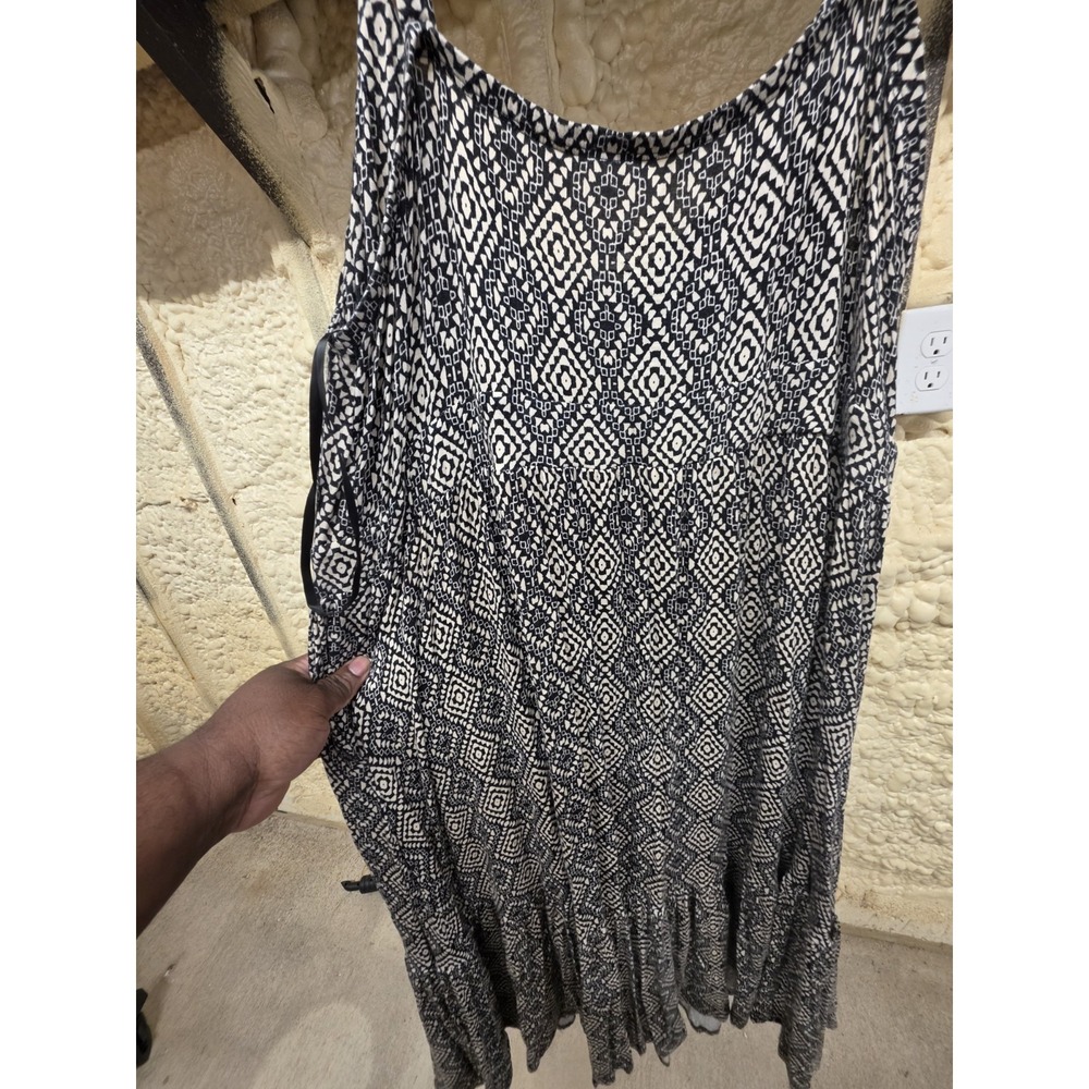 Torrid 3X Midi Super Soft Tiered Tribal Print Sun Dress - Picture 4 of 6